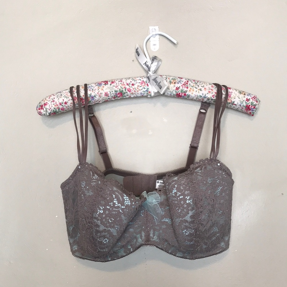 b.tempt’d by Wacoal Grey Lace Bra